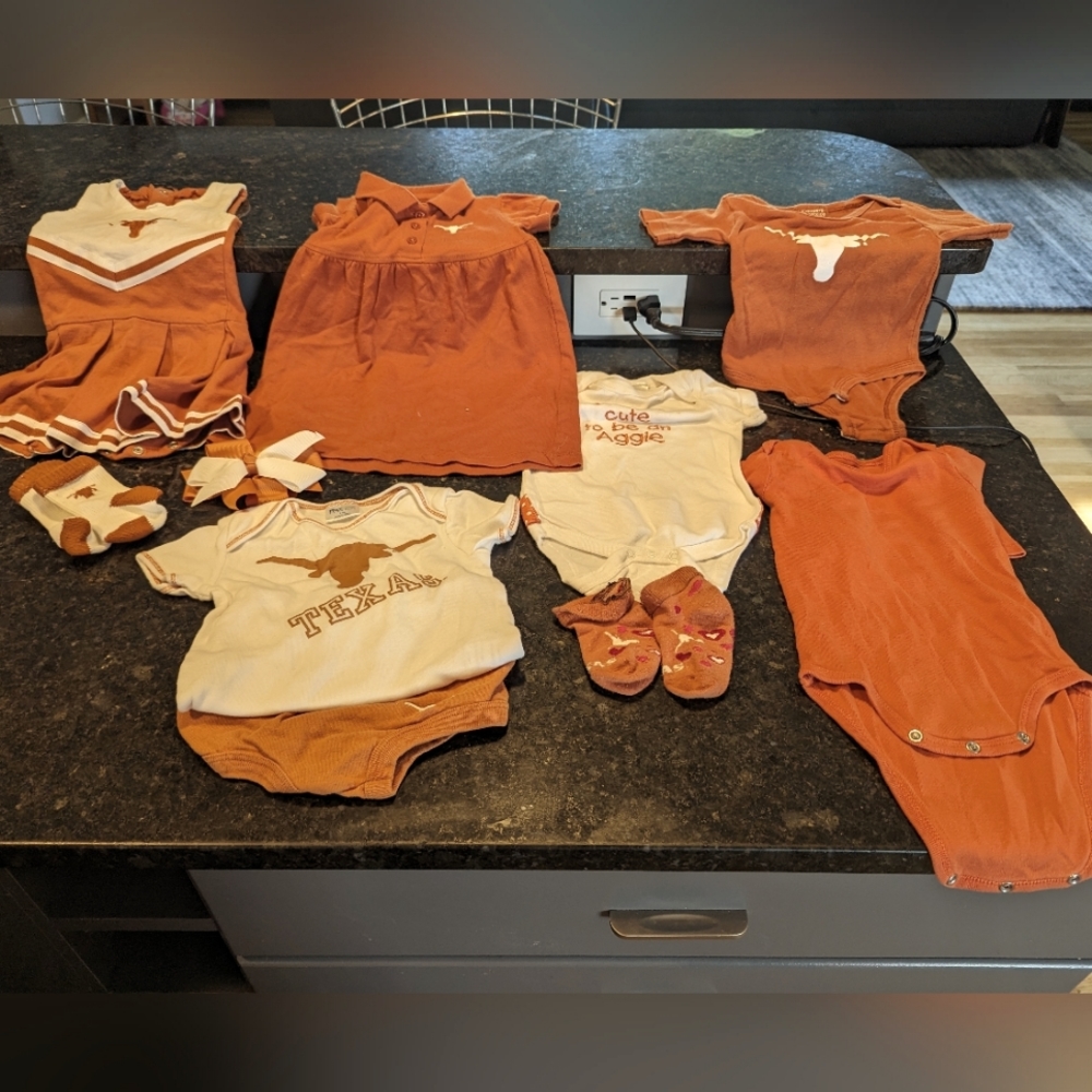 Infant 0-12 mo month Texas lot